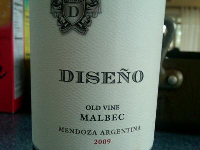 Diseno Old Vine Malbec Argentine 2007